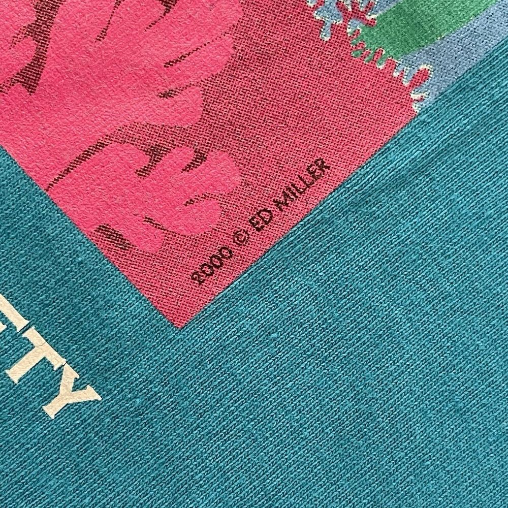 Vintage 90s Wildlife Conservation Society Dolphin Ocean T-Shirt Size‎ XL - Picture 3 of 10
